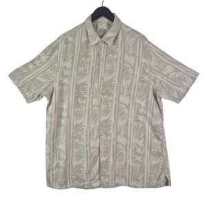 TASSO ELLA ISLAND Hawaiian Tropical  Button Up Casual Dress Top Mens Size XXL